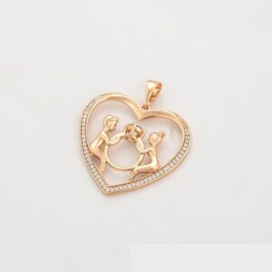 Alternative view of Coravelle gold filled medál